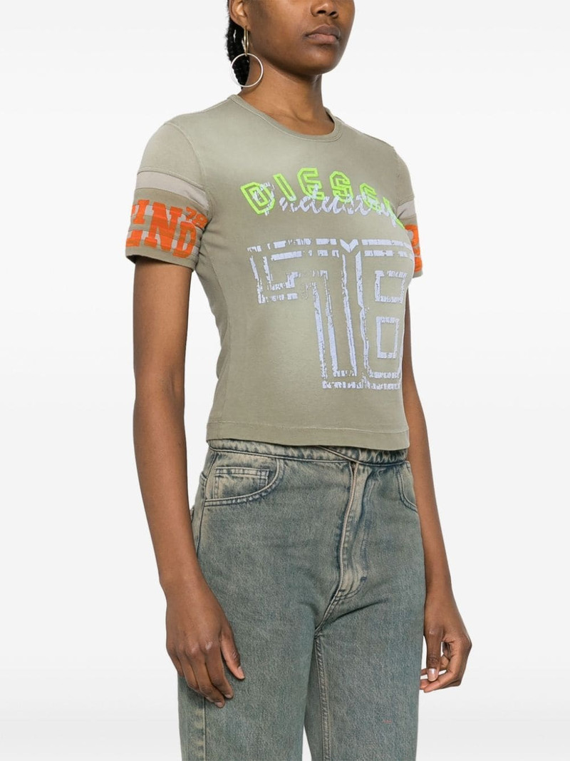 T-Uncusl flocked-logo T-shirt 3