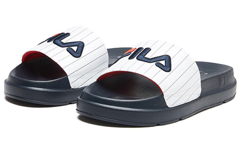 FILA (WMNS) FILA wedge sandal Blue/White F12W024610FWN outlook