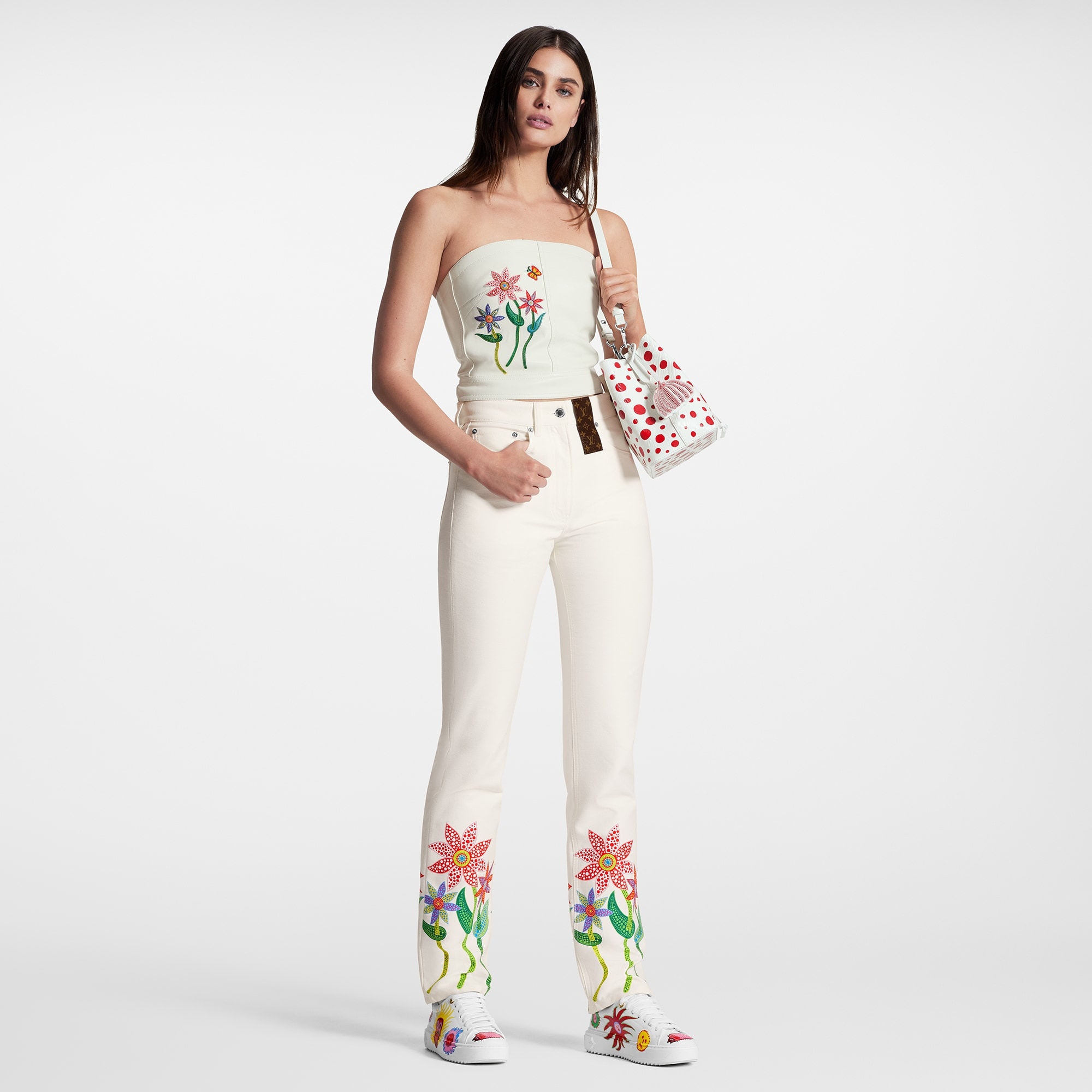 LV x YK Flowers Carrot Pants - 2