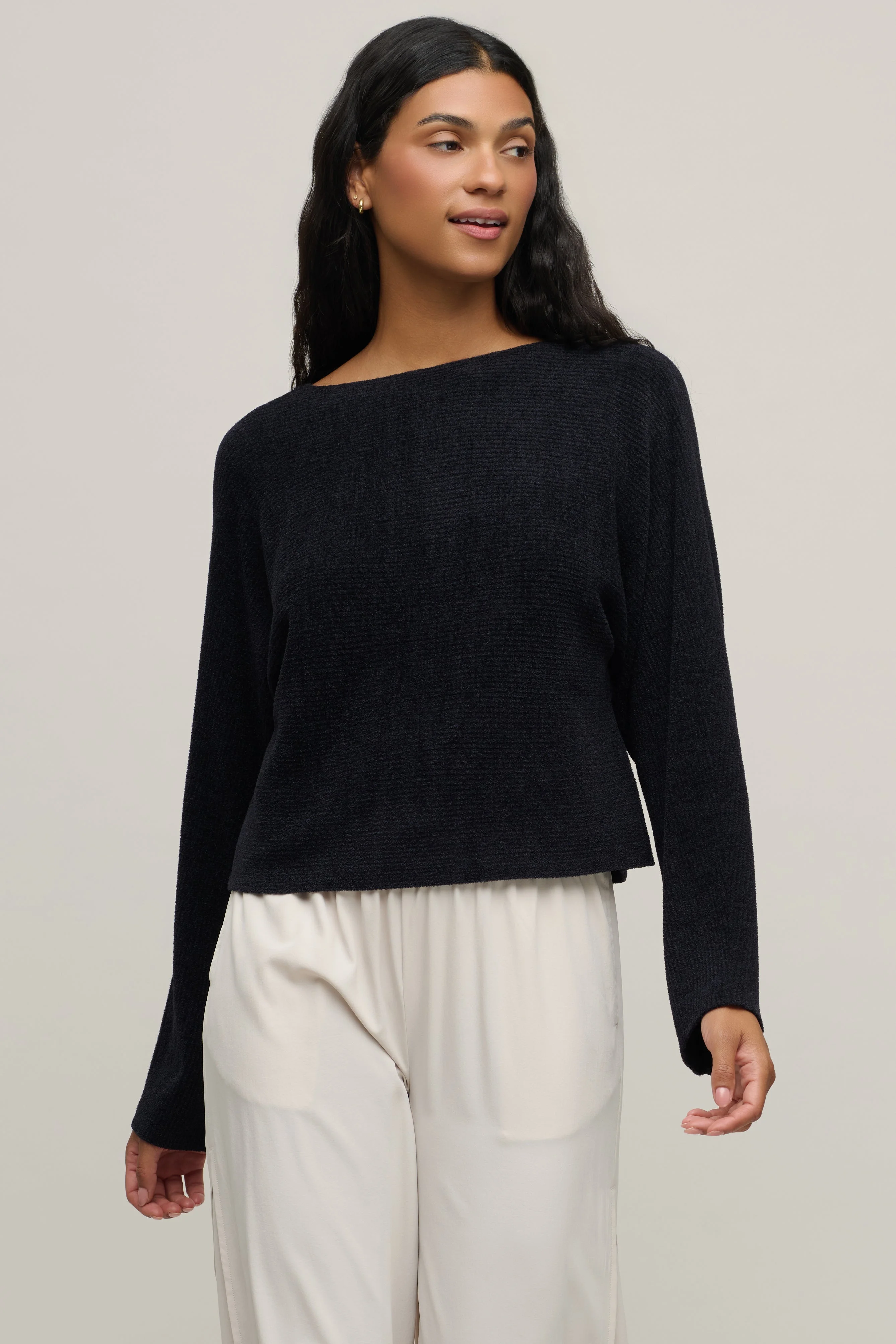 CozyChic Ultra Lite® Horizontal Rib Dolman - 1
