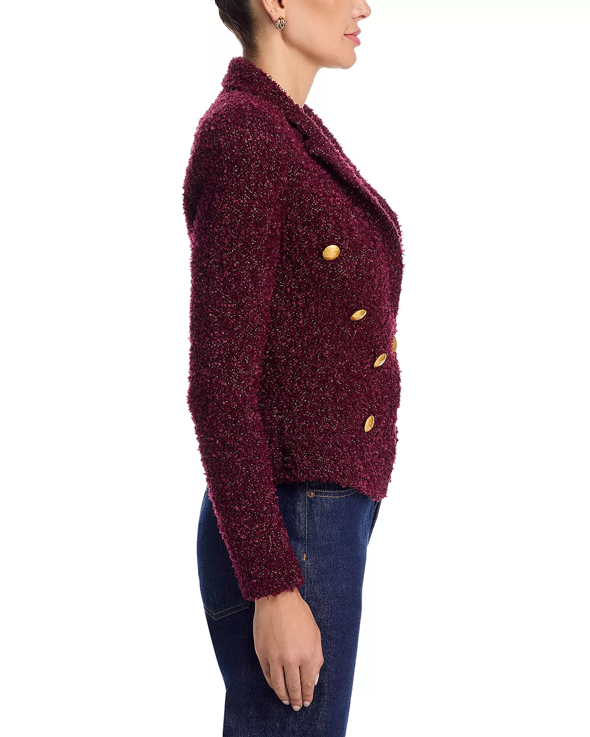 Bethany Knit Double Breasted Blazer - 5