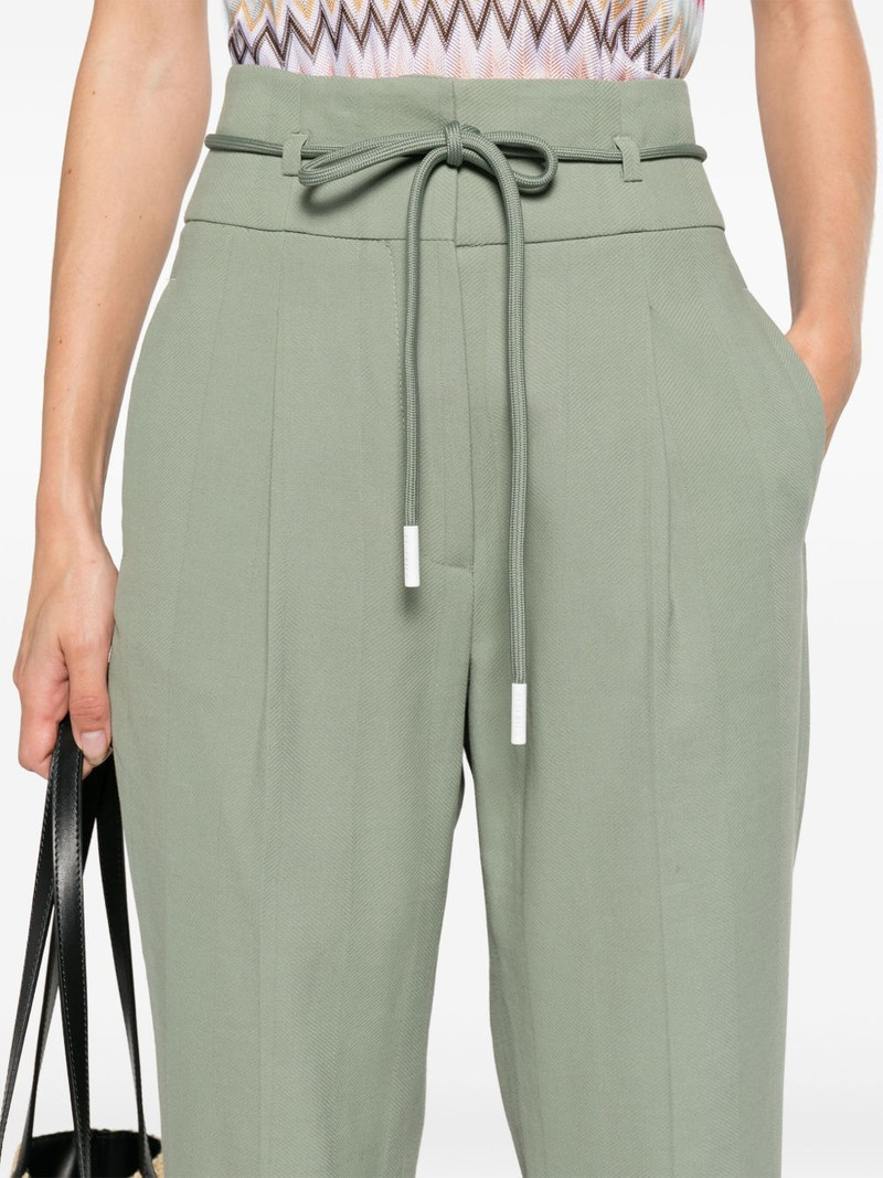 high-waist cropped trousers 5