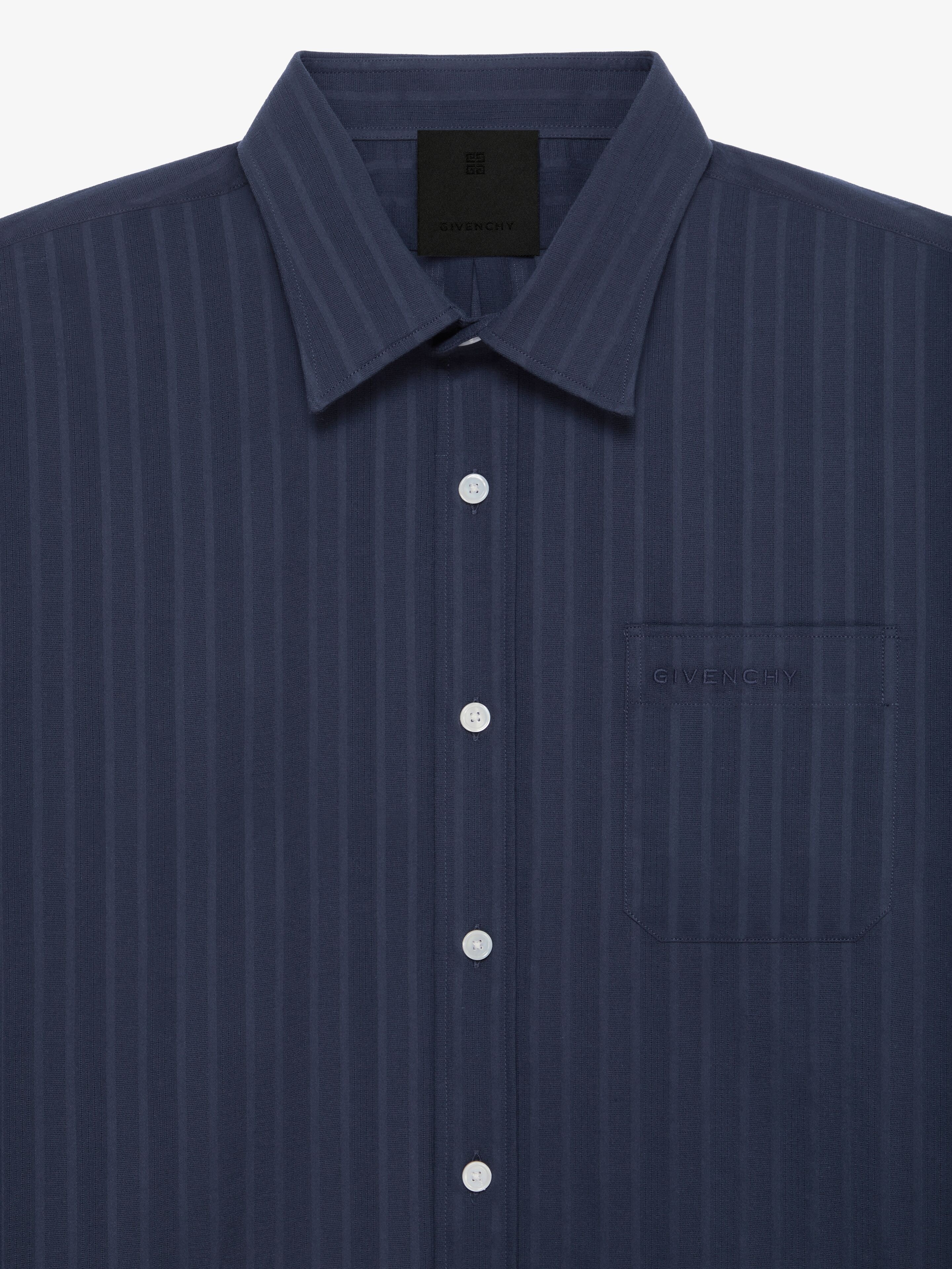 SHIRT IN COTTON VOILE WITH STRIPES - 5