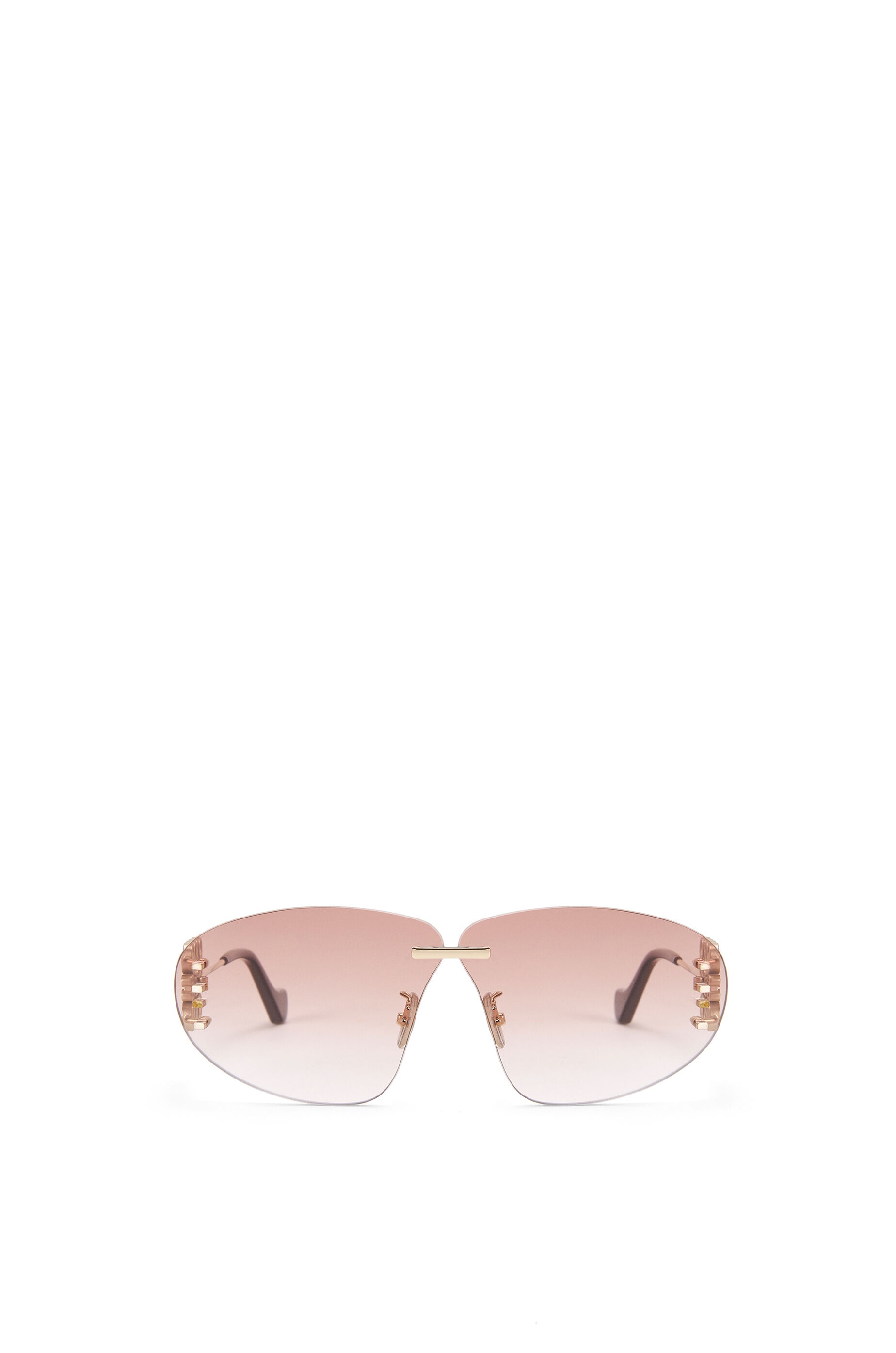 Rimless oval Anagram sunglasses - 1