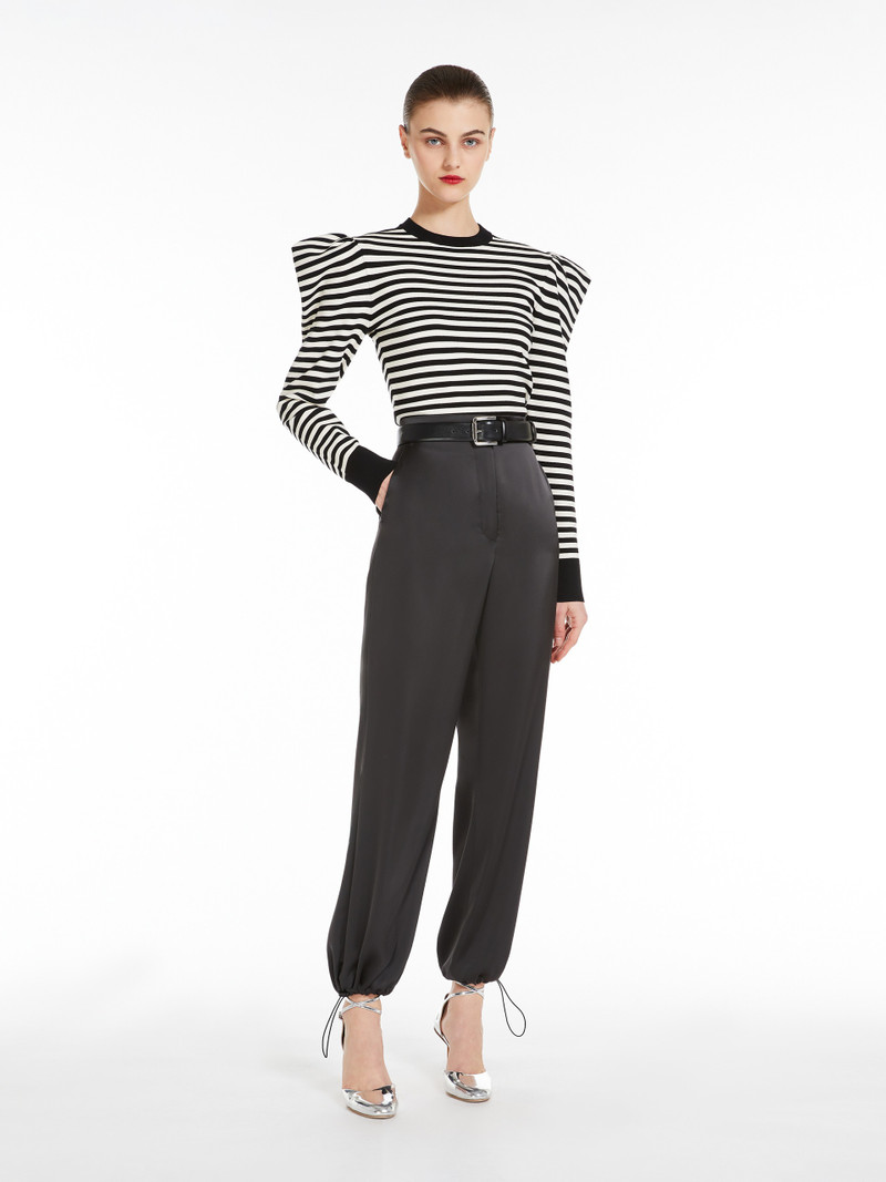 Max Mara VOLPINO Striped viscose jumper outlook