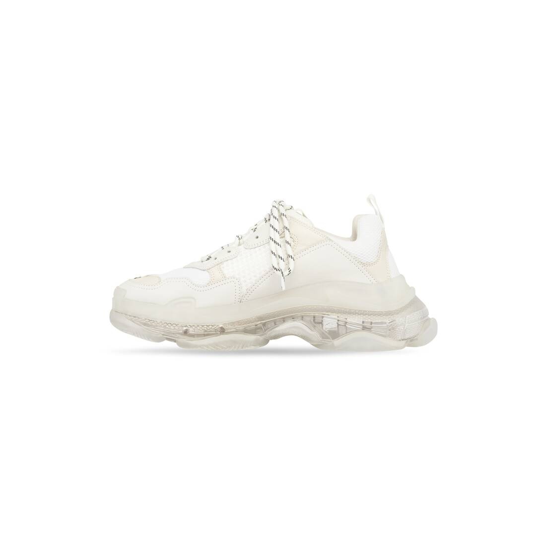Men's Triple S Sneaker Clear Sole in White - 3