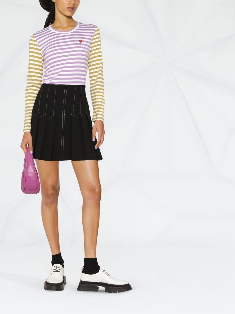 Comme des Garçons PLAY heart-patch cotton T-shirt outlook