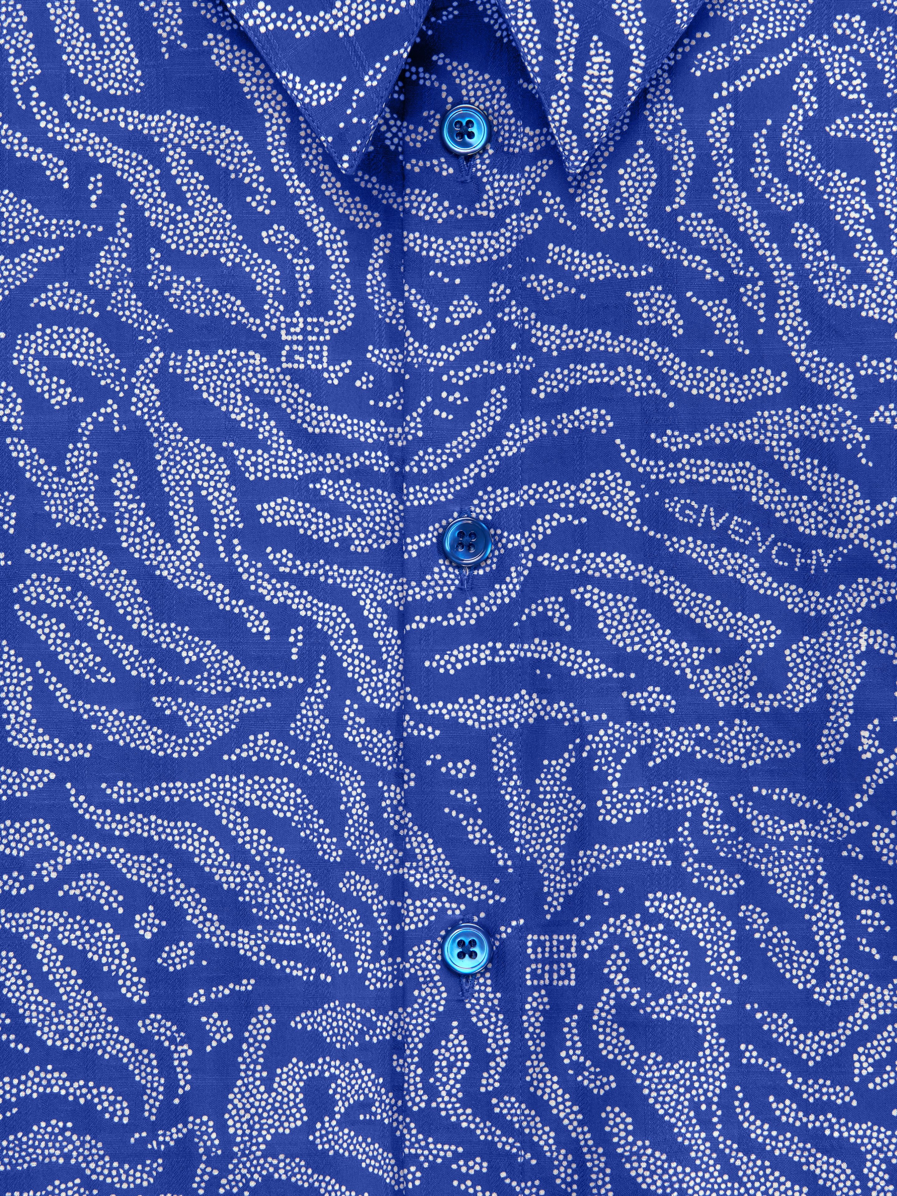 SHIRT IN PRINTED COTTON VOILE - 5