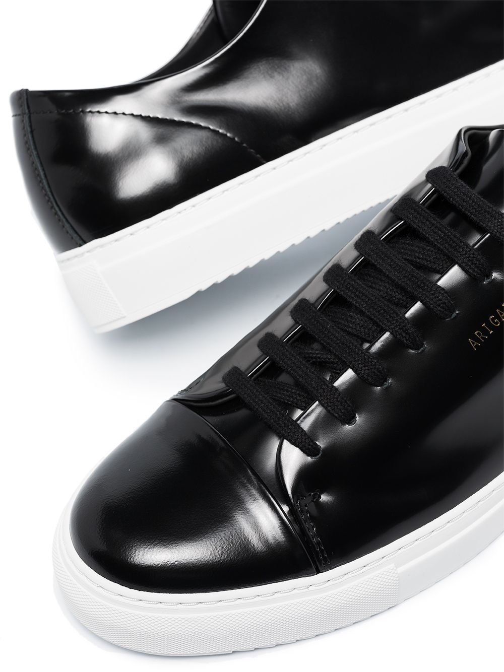 Cap Toe patent-leather sneakers - 2