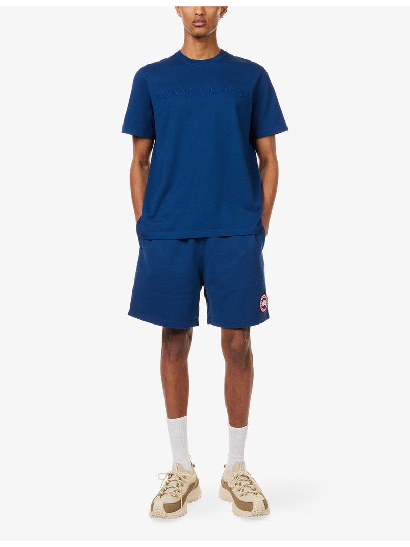 Canada Goose Vantage Logo-Embroidered Cotton-Jersey T-Shirt outlook