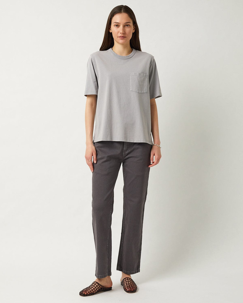 GARMENT DYE TEE - OYSTER GREY 4