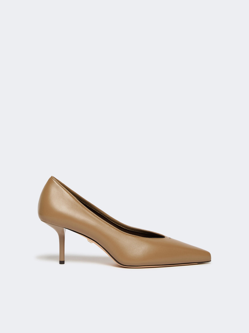 SOFTPUMP Nappa leather court shoes - MUD 1