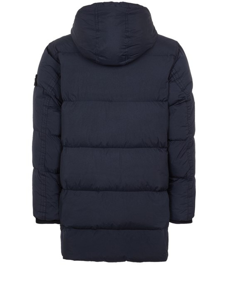 Stone Island 70323 GARMENT DYED CRINKLE REPS RECYCLED NYLON DOWN BLUE outlook