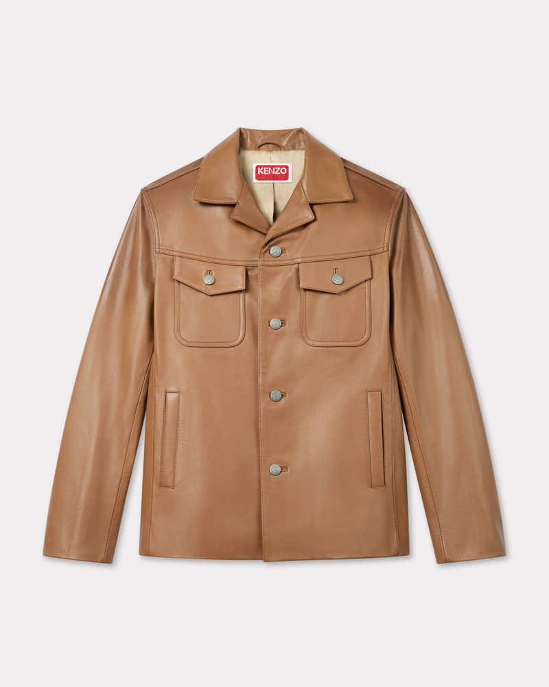 Cow leather jacket 1