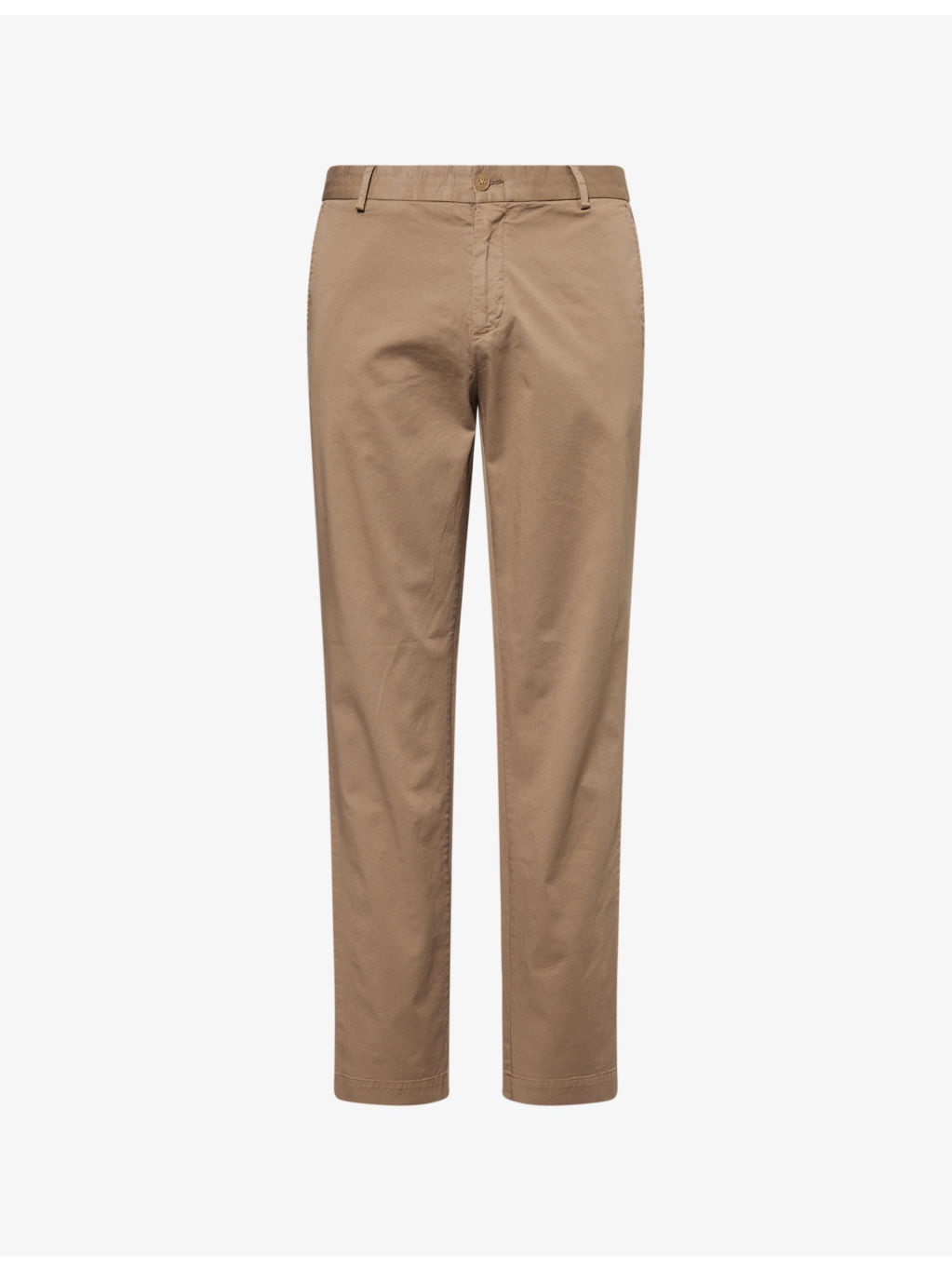 Slim-Fit Tapered-Leg Stretch-Cotton Chinos - 1
