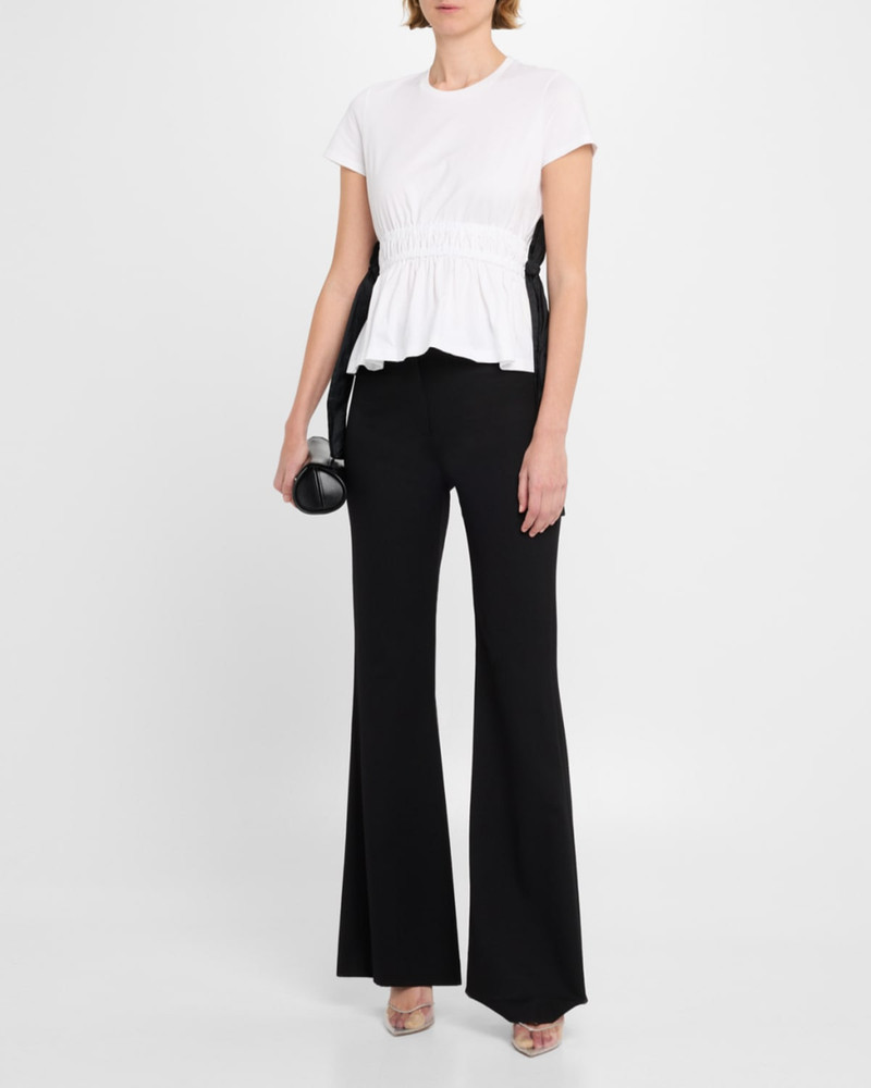 MARQUES’ALMEIDA Crewneck Bow Detail T-Shirt outlook