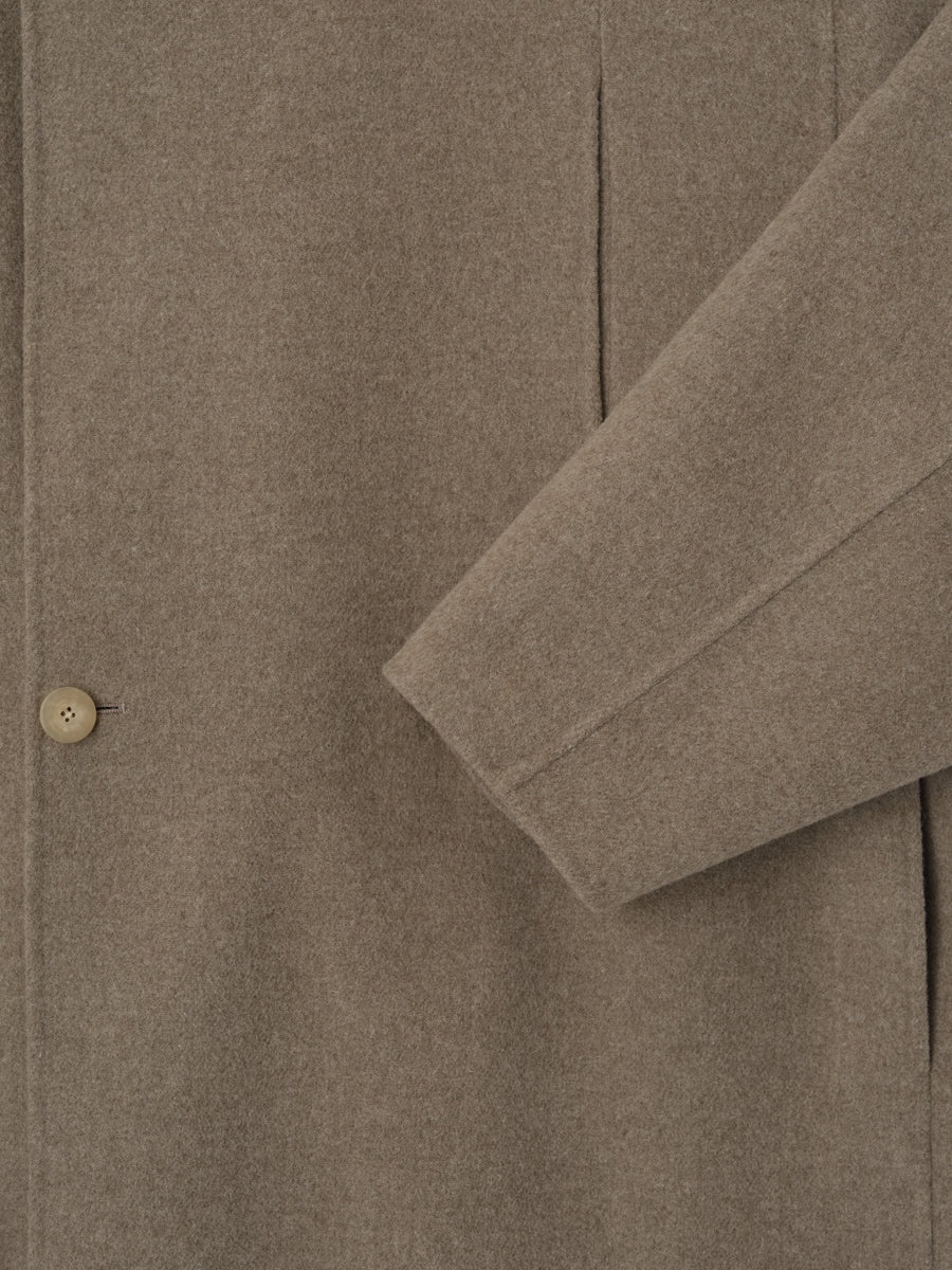 Wool Cashmere Highneck Coat - 6