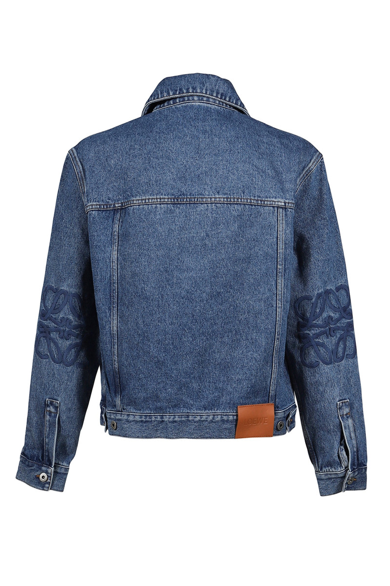 Loewe ANAGRAM JACKET / MID BLUE DENIM outlook