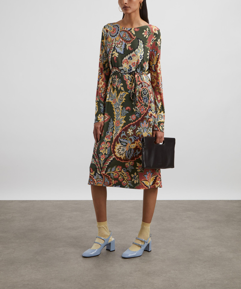 Etro Paisley Jersey Tunic Dress outlook