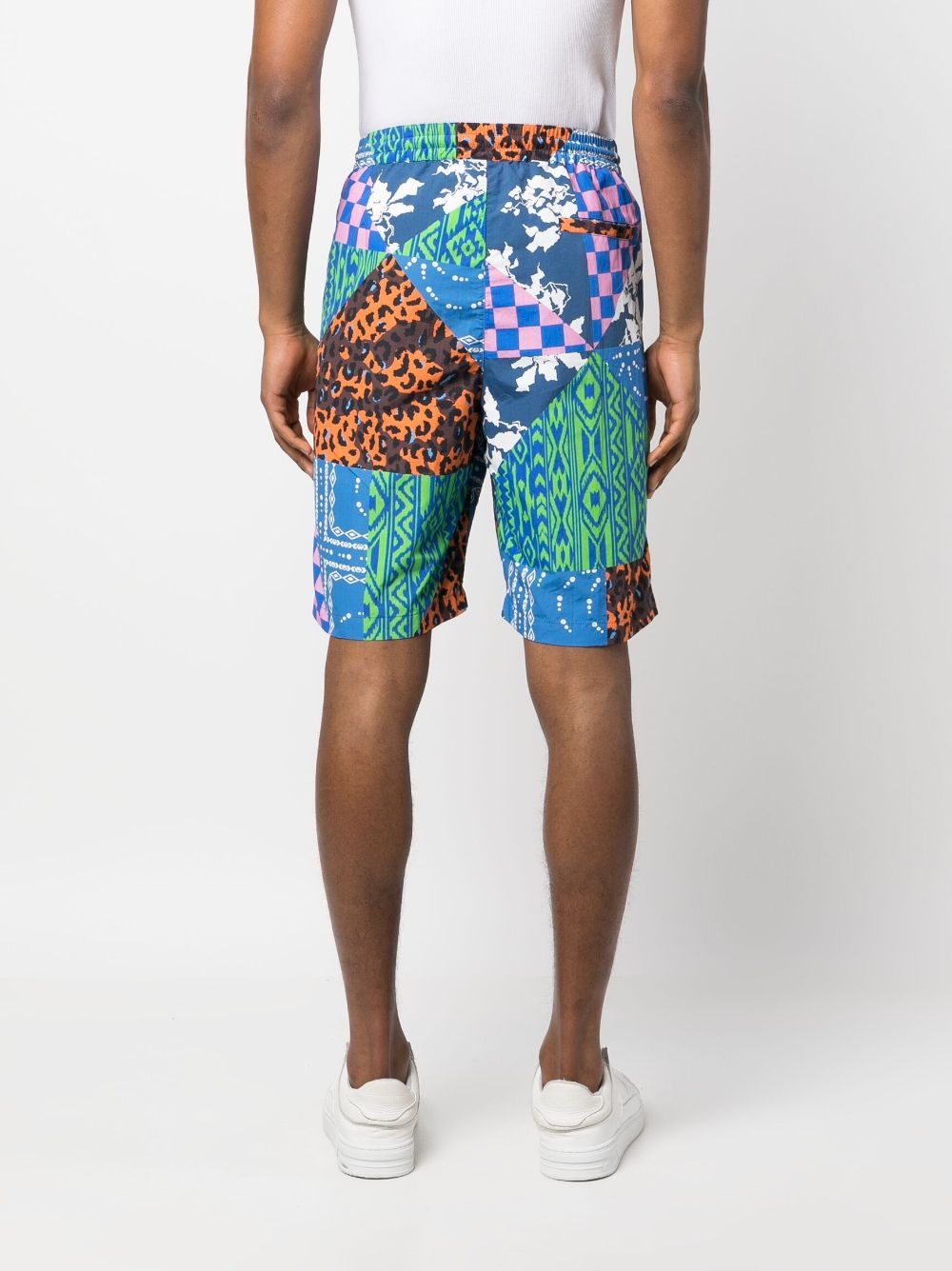 multi-panel knee-length shorts - 4