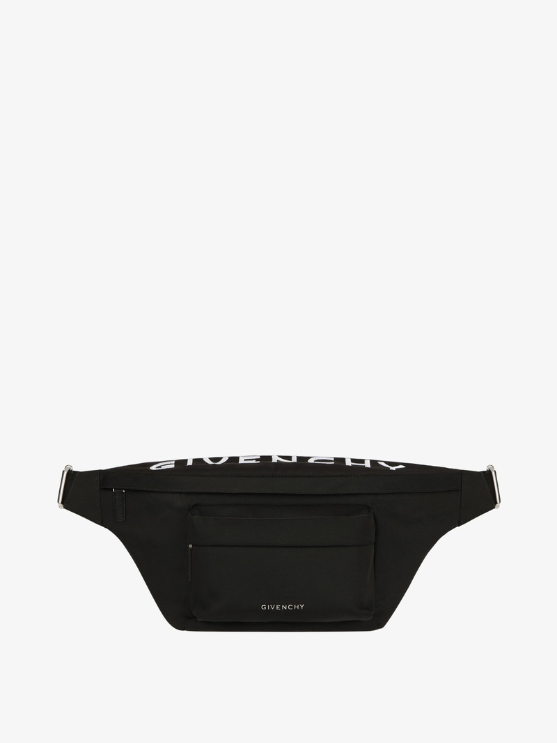 ESSENTIAL U BUMBAG IN NYLON WITH GIVENCHY EMBROIDERY 1