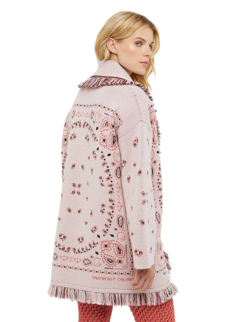 Bandana-jacquard cardigan 10