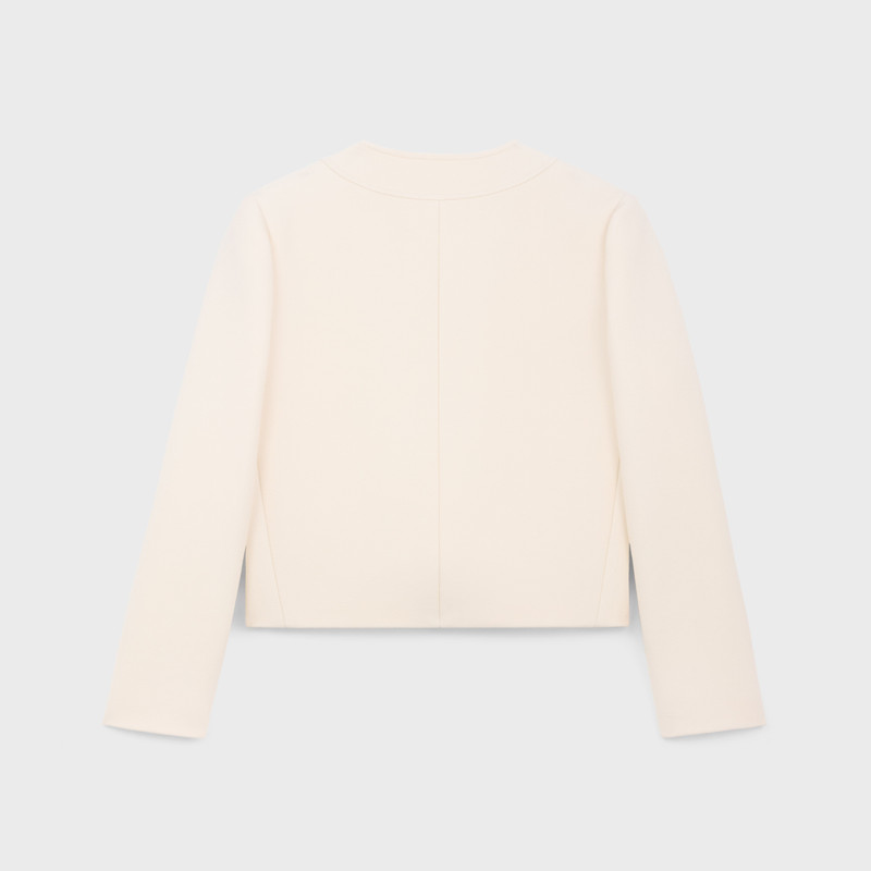 CELINE brompton jacket in wool silk gabardine outlook
