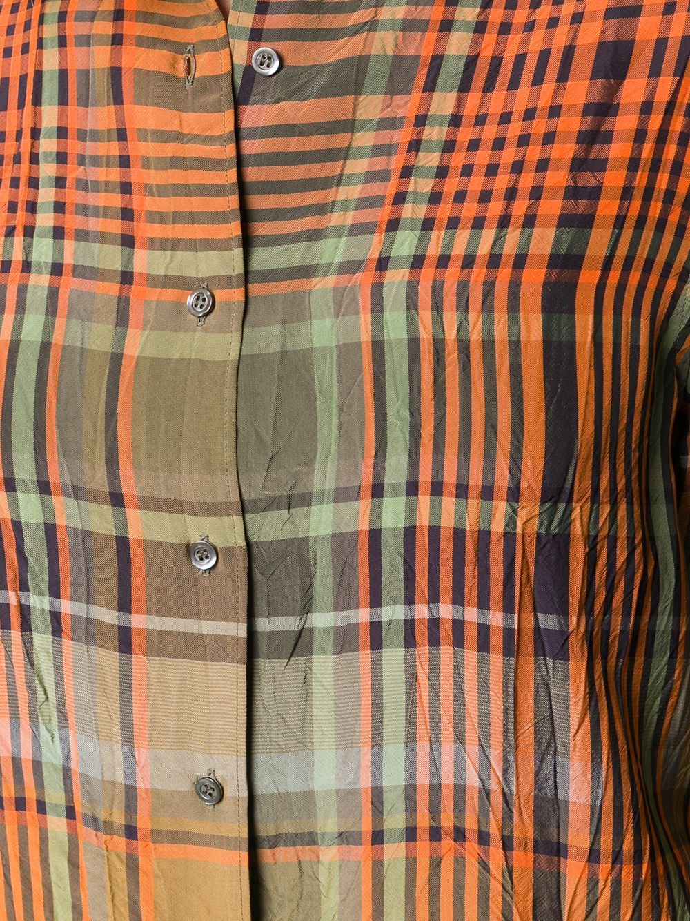 checked print shirt - 5