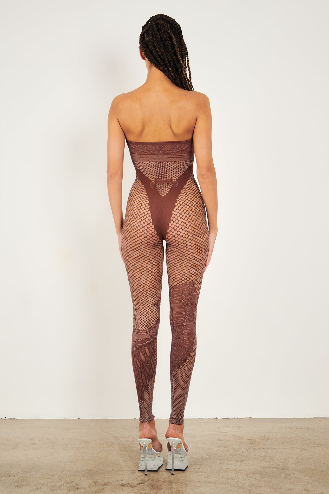 RISQUE JUMPSUIT OLD MONEY BROWN - 4