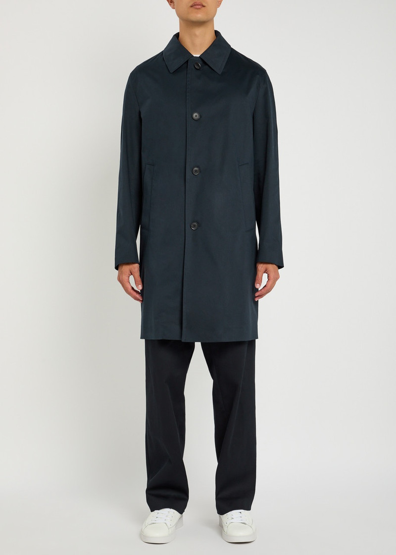 BOSS Boss Clark Stretch-cotton Trench Coat outlook
