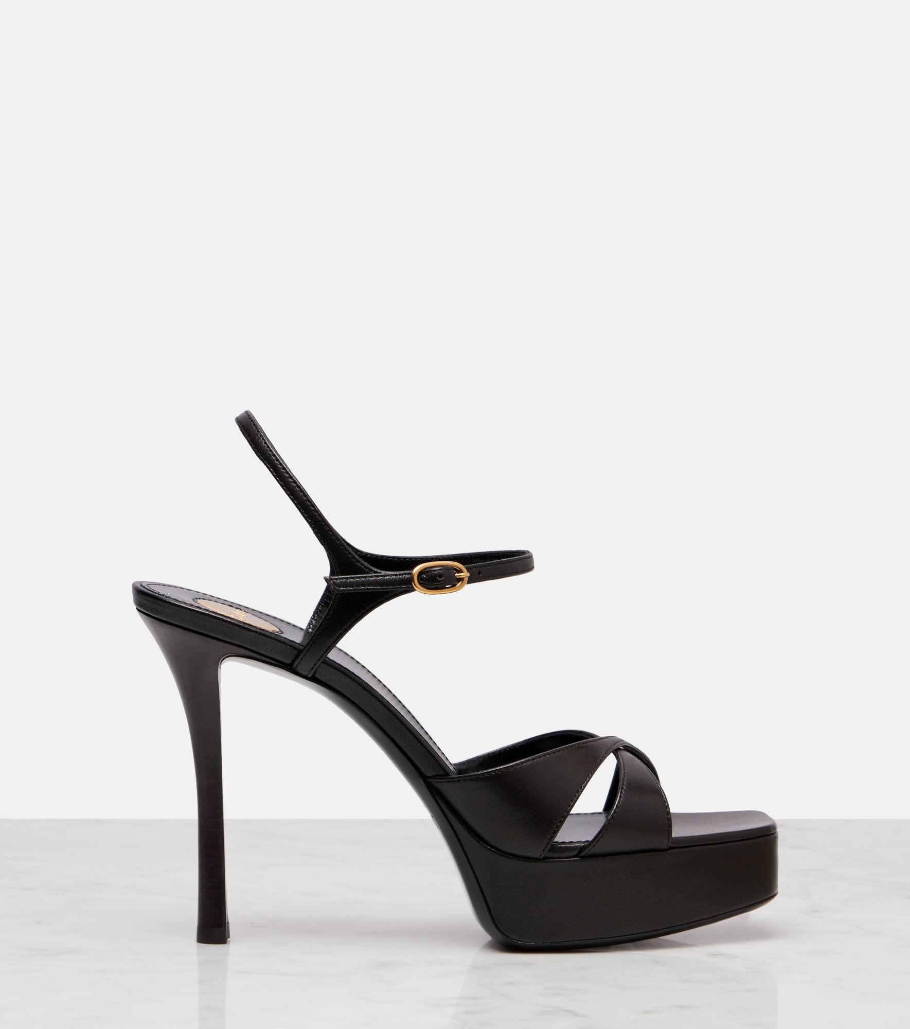 Debbie 110 leather platform sandals - 4