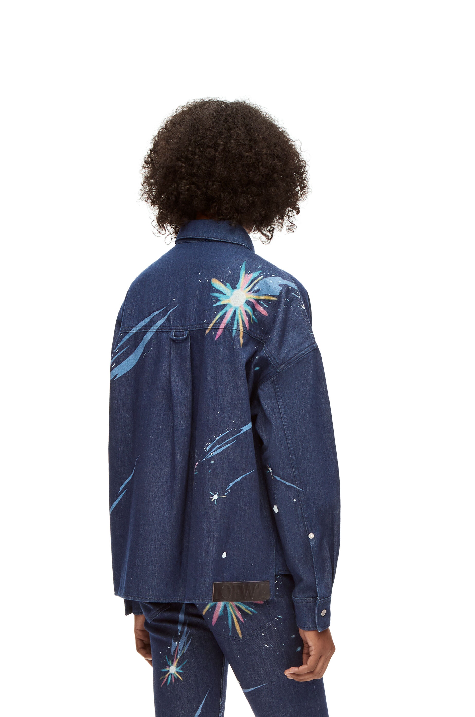 Magical Sky overshirt in denim - 4