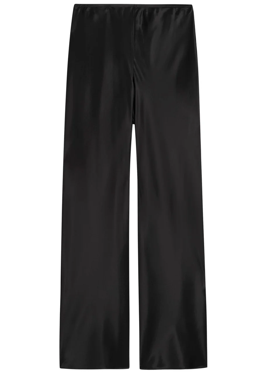 Reformation Gale Straight-leg Satin Trousers - 1