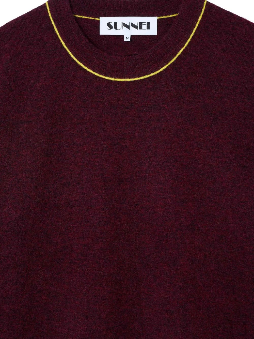 round-neck long-sleeve sweater - 2