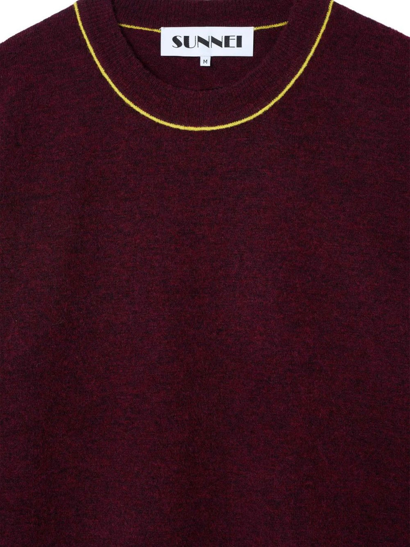SUNNEI round-neck long-sleeve sweater outlook