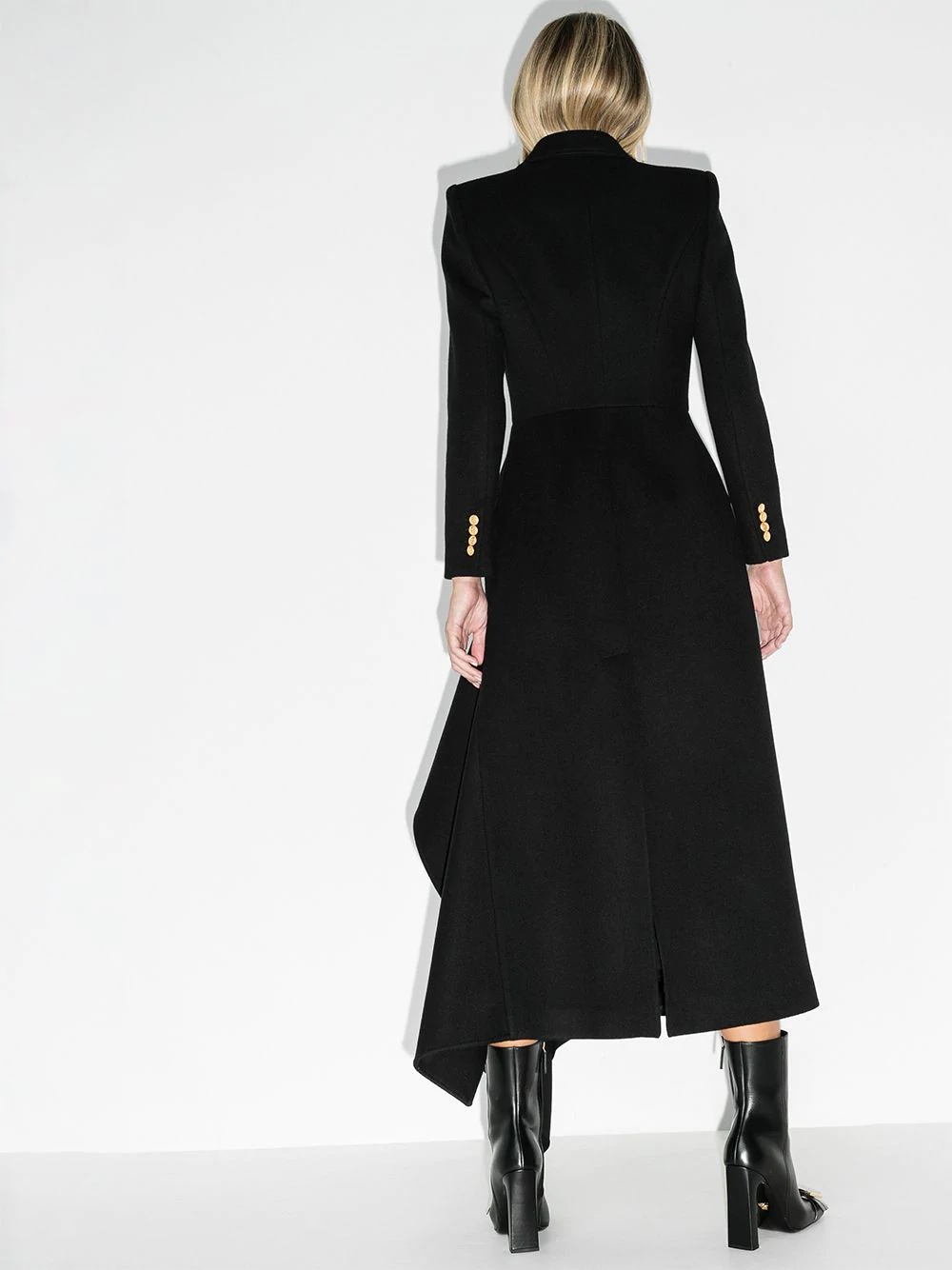 asymmetric long coat - 3