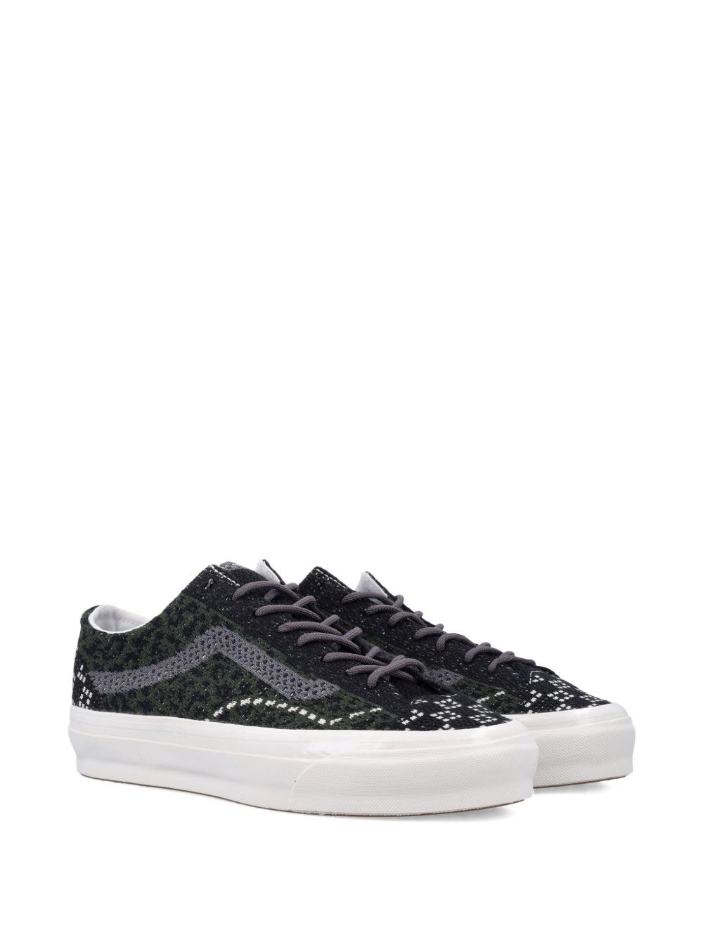 Premium Old Skool patterned-knit low-top sneakers - 2