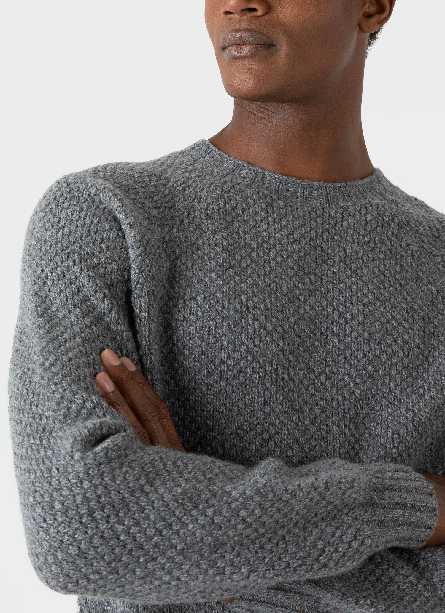 Lambswool Textured Jumper - 5