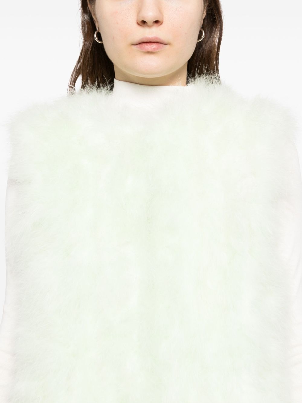 feather silk vest - 5