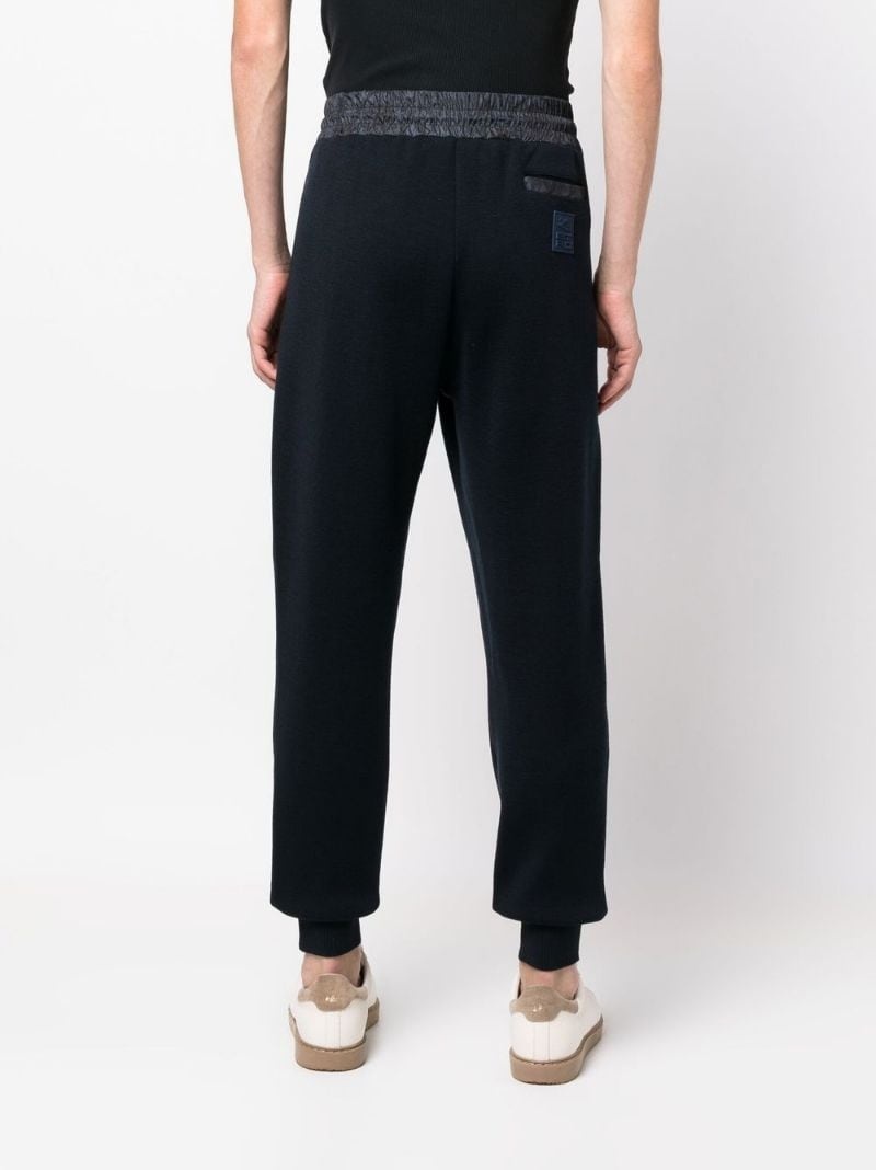 logo-patch track pants - 4