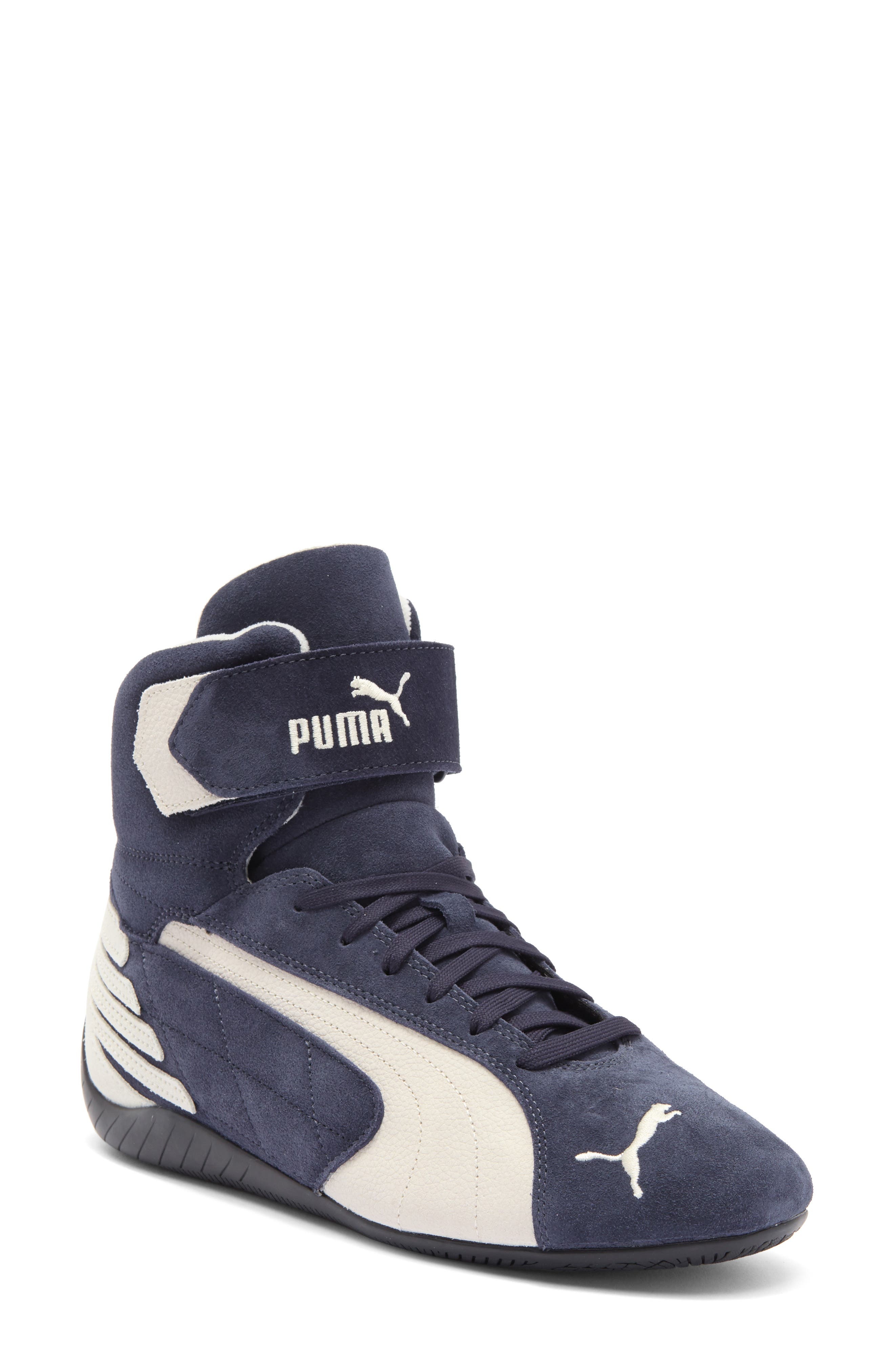 PUMA Speedcat Mid Sneaker in New Navy-Warm White at Nordstrom - 1