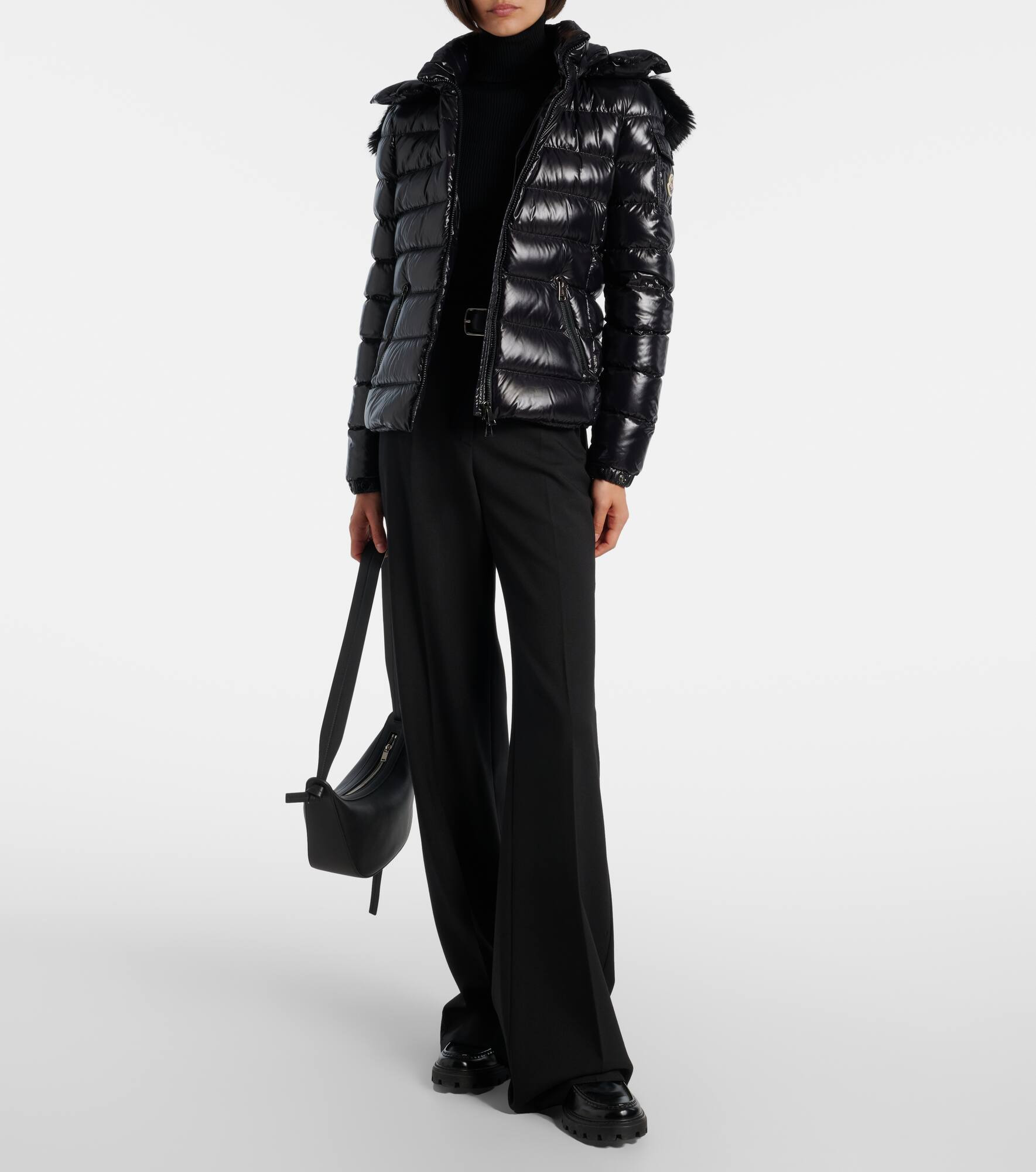 Badyf faux fur-trimmed down jacket - 2