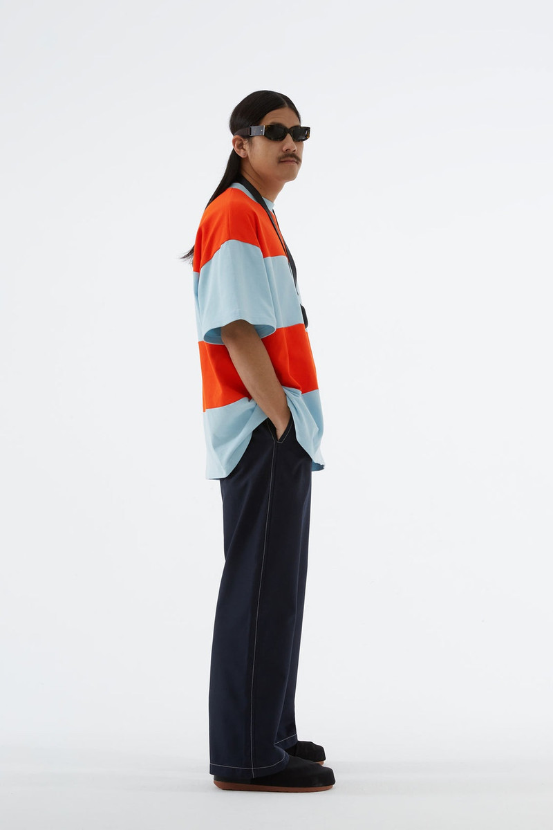 ORANGE & AZURE OVER T-SHIRT 3