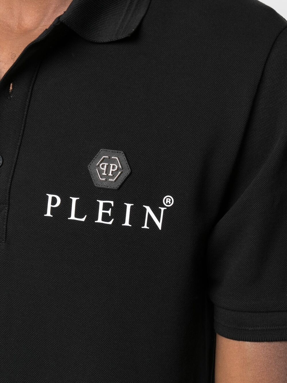 logo-print short-sleeved polo shirt - 5