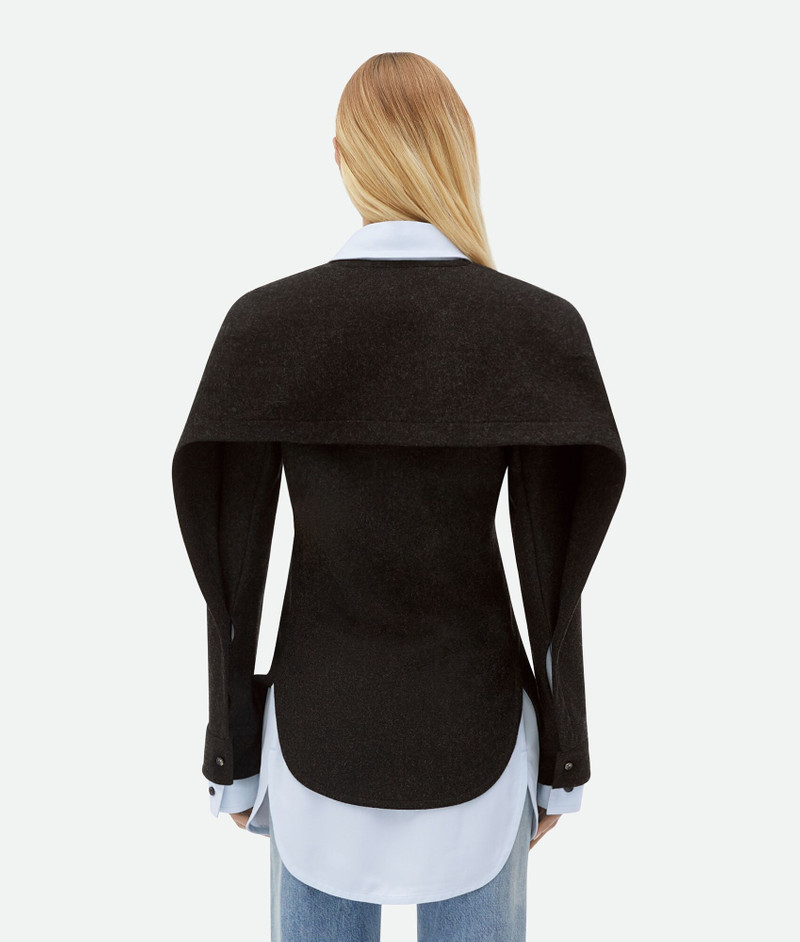 Wool Flannel And Viscose Double Shirt 3