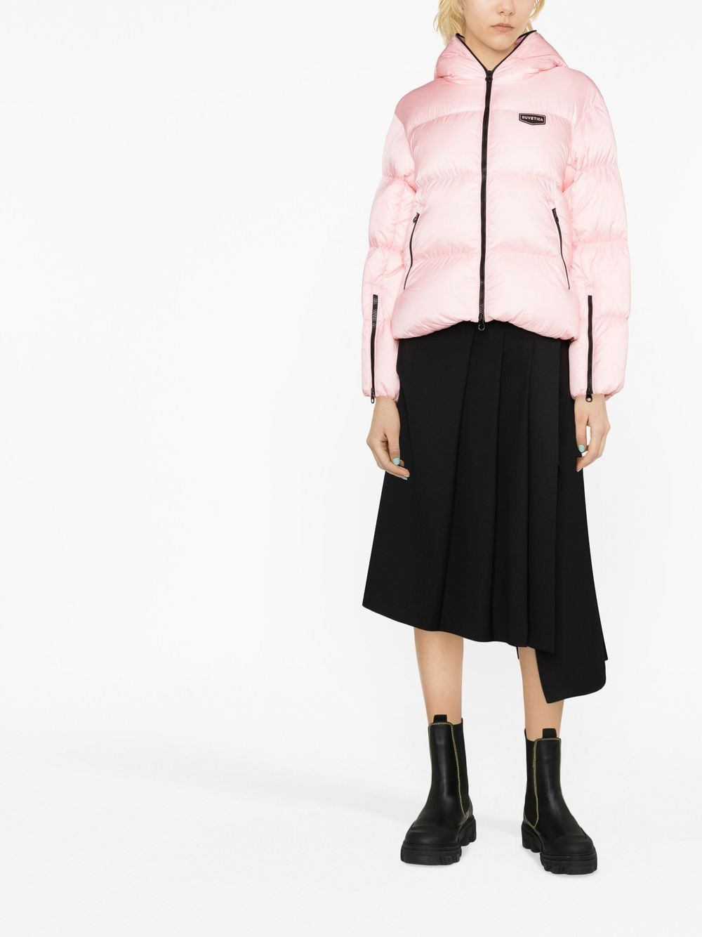 long-sleeve padded jacket - 2