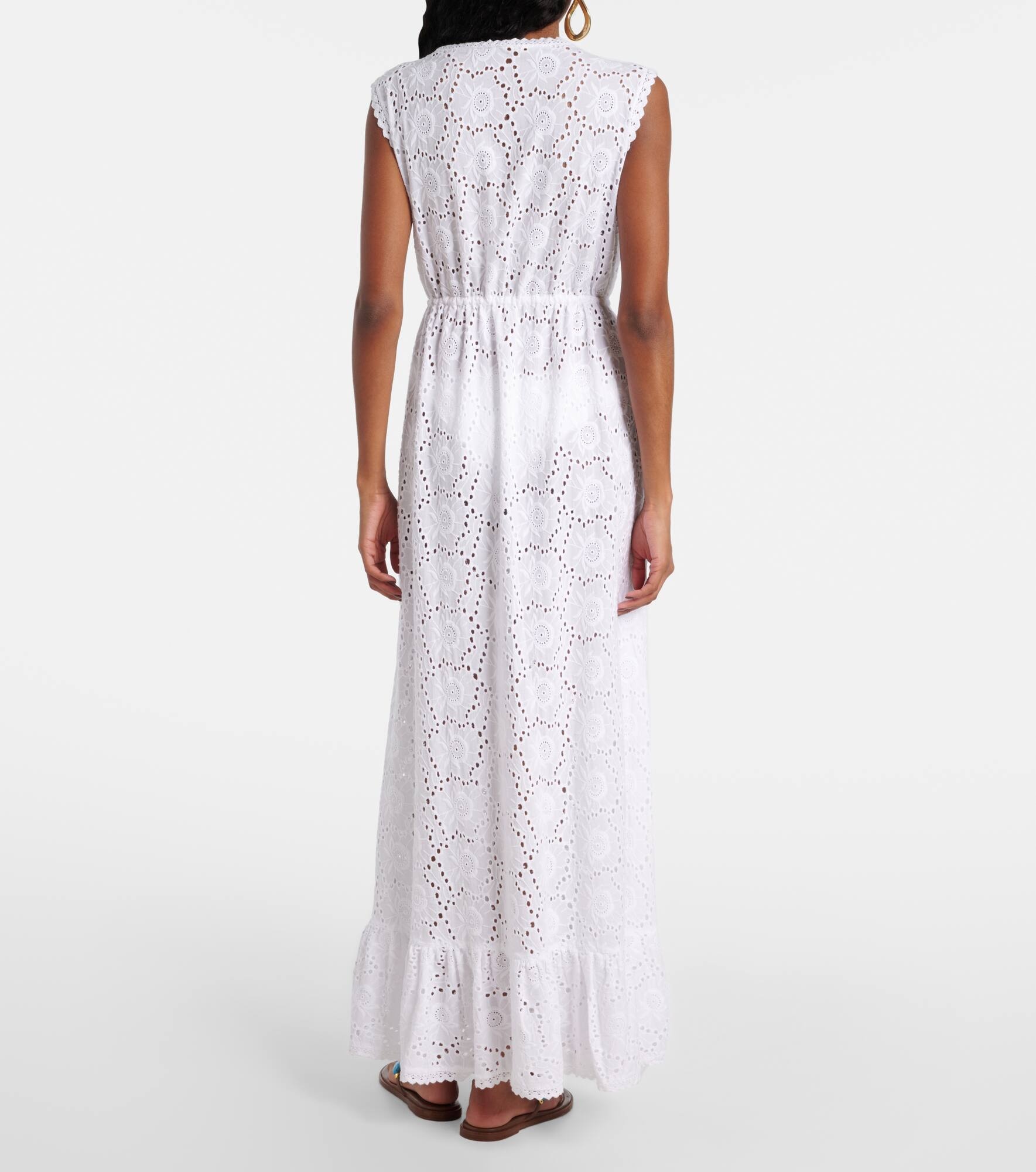 Tessa embroidered floral beach dress - 3