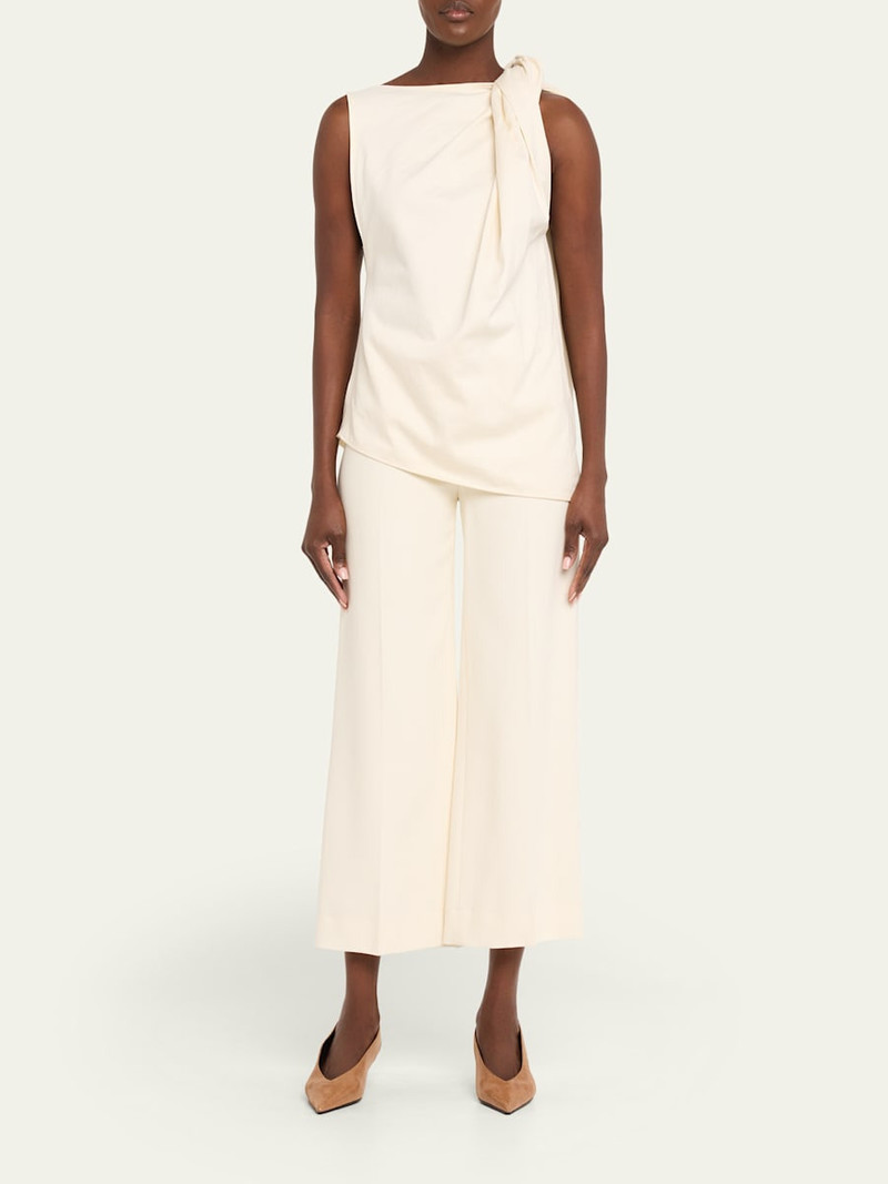 TOTEME Lizard-Embossed Leather Slingback Wedge Pumps outlook