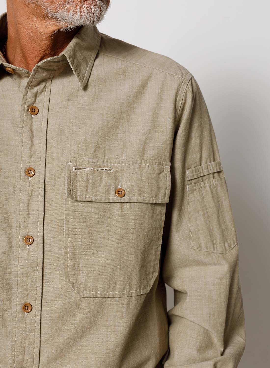 Field Shirt in Tan - 4