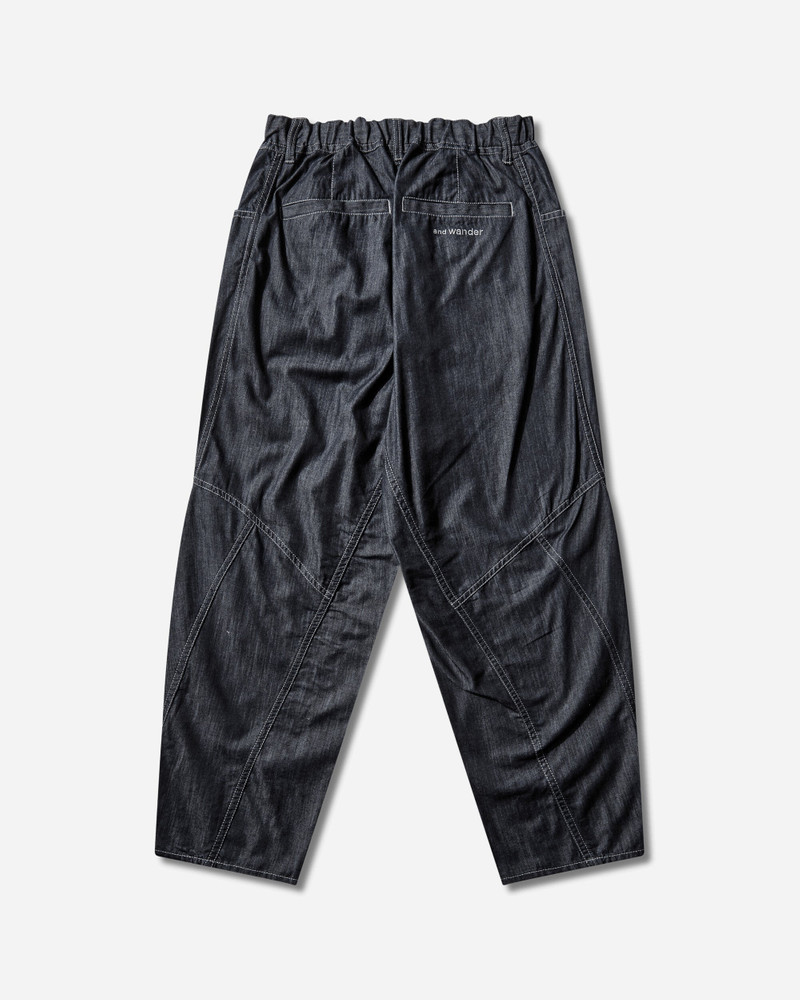 and Wander Men's Dry Easy Denim Wide Pants Navy outlook